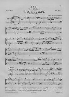 Partition complète, gray background, 12 cor Duos, 12 Duets