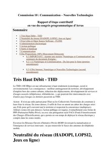 Très Haut Débit - THD Neutralité du réseau (HADOPI, LOPSI2, Jeux ...