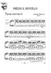 Partition No.7 Presso il ruscello, 7 Pezzi, Op.43, Martucci, Giuseppe