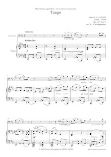 Partition complète, España, Op.165, 6 Hojas de album, Albéniz, Isaac