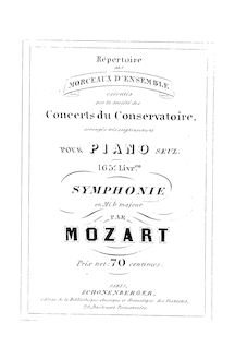 Partition complète, Symphony No.26, Overture, E♭ major, Mozart, Wolfgang Amadeus par Wolfgang Amadeus Mozart