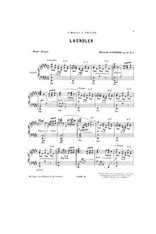 Partition complète, 2 pièces,Op.12, Castro, Ricardo
