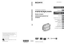 Notice Camescope numérique Sony  DCR-DVD810