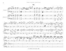 Partition , Largo, Concerto pour flûte, clavecin, violon et Continuo