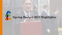 Spring Budget 2017 Highlight