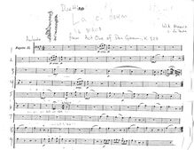 Partition basson 2, Don Giovanni, Il dissoluto punito ossia il Don Giovanni