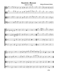 Partition  16, Tripla - partition complète (Tr A T B), Banchetto Musicale