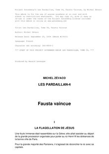 Les Pardaillan — Tome 04, Fausta Vaincue par Michel Zévaco