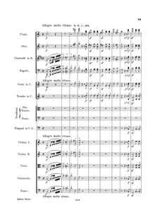 Partition I, Allegro molto vivace, Symphony No.2, Op.61, C Major