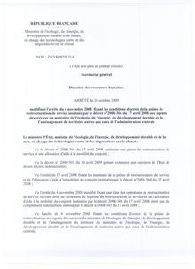 RÉPUBLIQUE FRANÇAISE Ministère de l écologie, de l énergie, du  ...