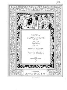 Partition complète, Festival Toccata, Fletcher, Percy Eastman