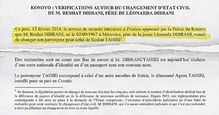 Léonarda : note exclusive adressée par le service de sécurité intérieure (SSI) de l’ambassade de France à Pristina (Kosovo) à Manuel Valls