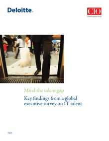 Mind the talent gap: Key findings from a global executive survey on IT talent