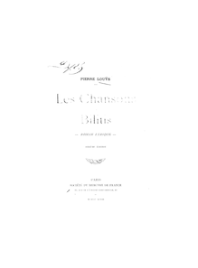 Les chansons de Bilitis (10e édition) / traduites du grec par Pierre Louys
