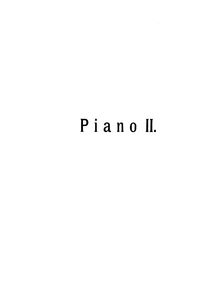 Partition No 2 - Piano 2, Feramors, Rubinstein, Anton