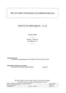Btsfluide sciences physiques 2006