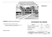 Sujet du bac 2012: Production de documents graphiques (U21) - Antilles Guyane