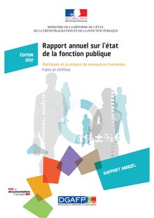 Rapport annuel sur l’état  de la fonction publique : Politiques et pratiques de ressources humaines - Faits et chiffres