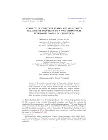 DISCRETE AND CONTINUOUS doi:10 dcdsb xx DYNAMICAL SYSTEMS SERIES B Volume Number July pp 1–XX