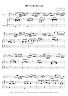 Partition de piano, Weinen, Klagen, Sorgen, Zagen, BWV 12