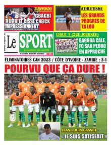 Le Sport n°4770 - Du mardi 7 juin 2022