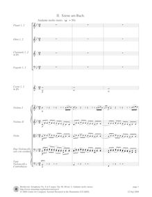 Partition , Andante molto mosso, Symphony No.6, Pastoral, F major
