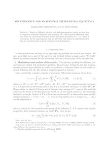 ON INFERENCE FOR FRACTIONAL DIFFERENTIAL EQUATIONS