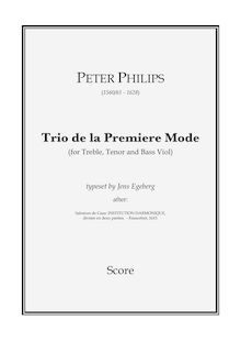 Partition complète, Trio de la Première Mode, Philips, Peter