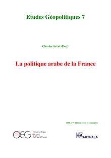 Etudes Géopolitiques 7 La politique arabe de la France