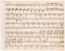 Partition complète, Caprice original No.2, C major, Bizet, Georges