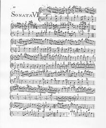 Partition complète, Sonates Pour le Violoncelle et Basse Continue dans lesquelles il a fait une étude particuliere Pour l utilité de Ceux qui accompagnent. Ouvrage Cinquieme.
