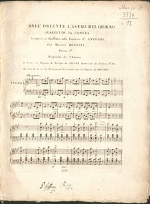 Partition complète, Ermione, Rossini, Gioacchino