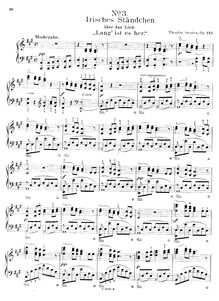 Partition complète, Irish Serenade, Op.241, Irisches Ständchen über das Lied: "Lang  ist es her."