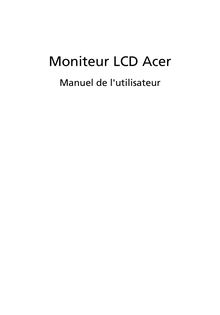 Notice LCD Acer  V223W