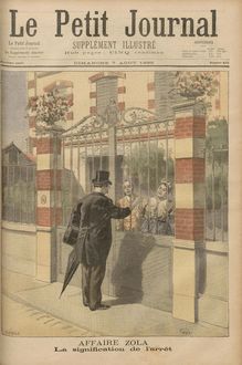 LE PETIT JOURNAL SUPPLEMENT ILLUSTRE  N° 403 du 07 août 1898