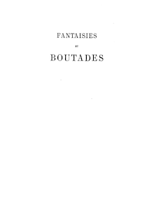 Fantaisies et boutades : poésie / par J.-B. Bassinet