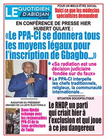 Le Quotidien d Abidjan n°4375 - du jeudi 1er juin 2023