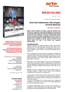 Film Berlin Calling, revue de presse