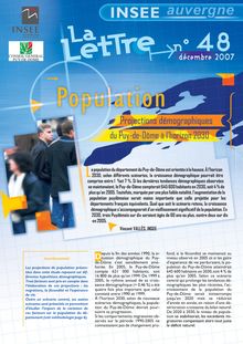 Projections démographiques du Puy-de-Dôme à l horizon 2030  