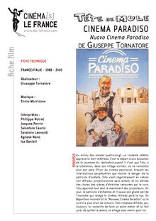 Nuovo cinema paradiso de Giuseppe Tornatore 