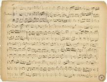 Partition complète, Fantaisie Sonata pour Violon ou Hautbois et Piano ou Guitare, Op.34