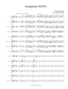 Partition I, American Galop, Symphony No.25, A major, Rondeau, Michel
