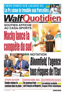 Walf Quotidien n°8857 - du lundi 04 octobre 2021