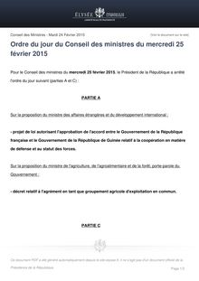 Ordre du jour du Conseil des ministres du 25 Février : un plan de communication sur le dialogue avec l islam de France proposé par Bernard Cazeneuve