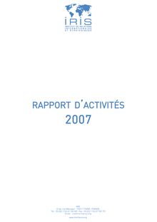 Rapport d activit.s 2007 avec m.dias.qxp