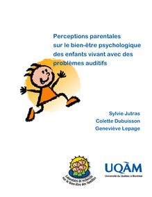 Perceptions parentales sur le bien-être psychologique des enfants ...