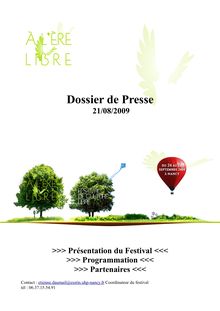 Dossier de Presse - Accueil - Université Henri Poincaré, Nancy 1