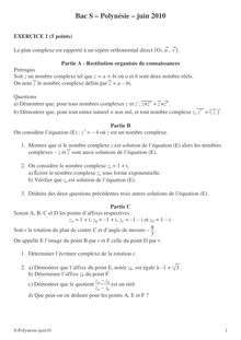 Sujet du bac S 2010: Mathématique Obligatoire