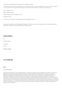 Le nabab, tome II par Alphonse Daudet