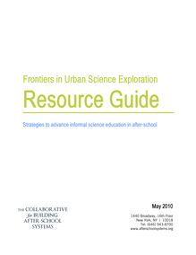 Frontiers in Urban Science Exploration